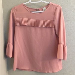 Peach blouse